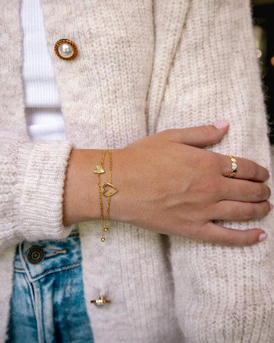 Matching Hearts Armband